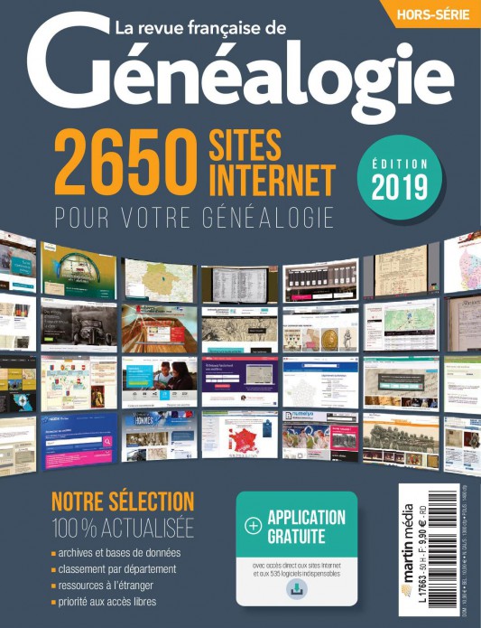 Revue française de Généalogie - Hors Série 2019
